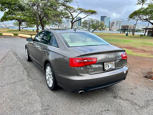 D. 2014 AUDI A6 REAR SIDE