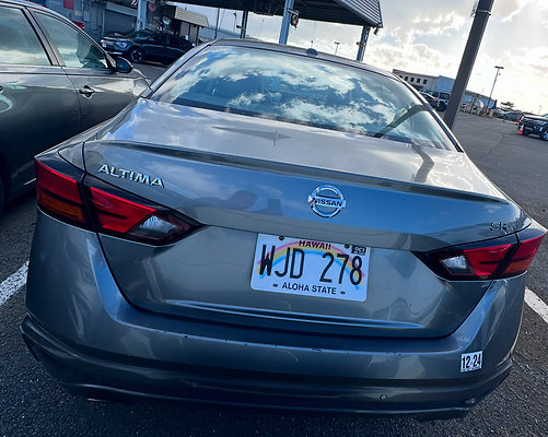 C. NISSAN ALTIMA REAR UBER