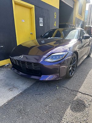 A. NISSAN Z PURPLE FRONT