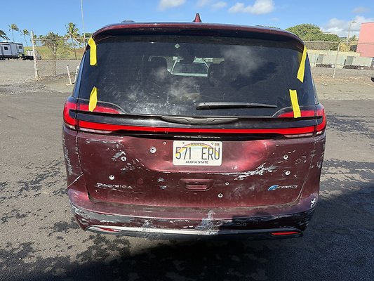 E. Leilas Damaged Van